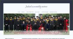 Desktop Screenshot of judicialaccountabilityinstitute.com